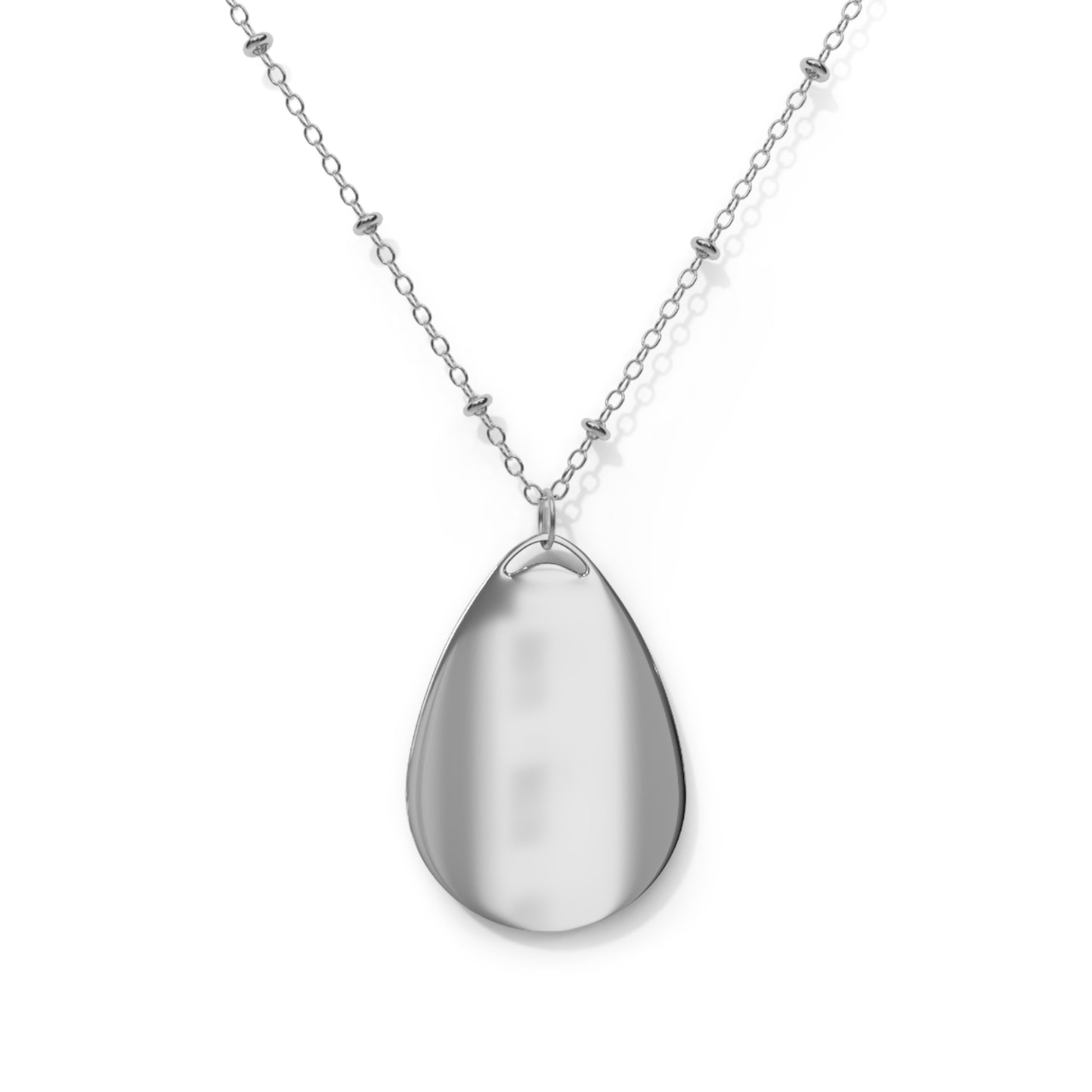 Stepping In To My 55th Birthday - Oval Necklace