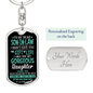 TO MY DEAR SON-IN-LAW KEYCHAIN
