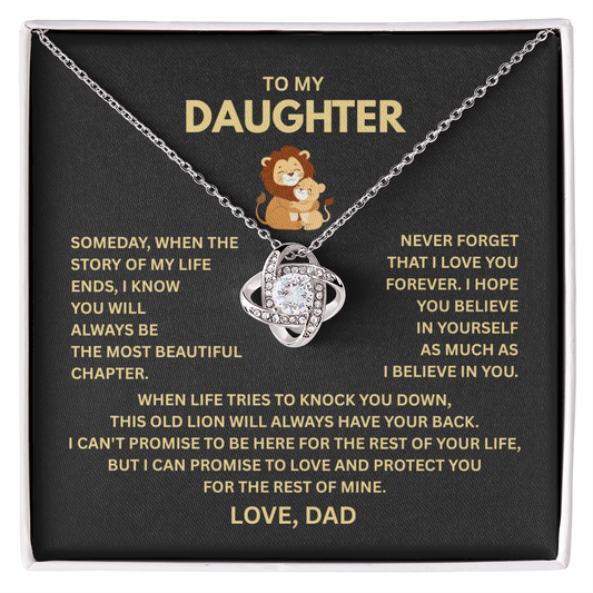 To My Daughter - I Believe In You - Necklace Gift Set