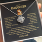 To My Daughter - I Believe In You - Necklace Gift Set
