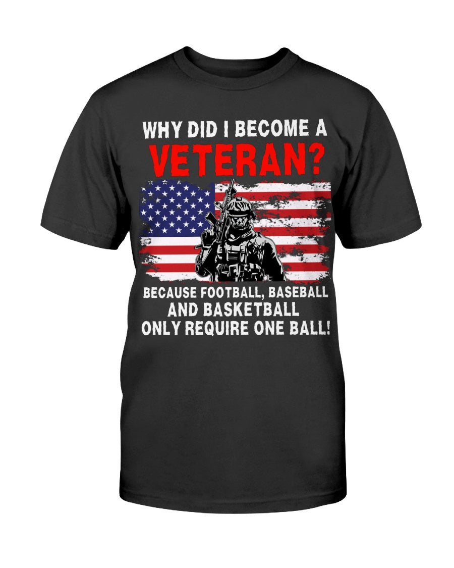 Veteran tshirt, front print